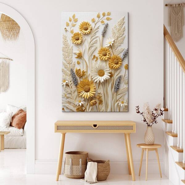 Cuadros Elegante arreglo floral en tonos suaves