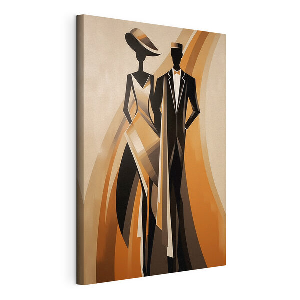 Cuadros Cuadros Un hombre y una mujer con traje (SKU: s47357)
