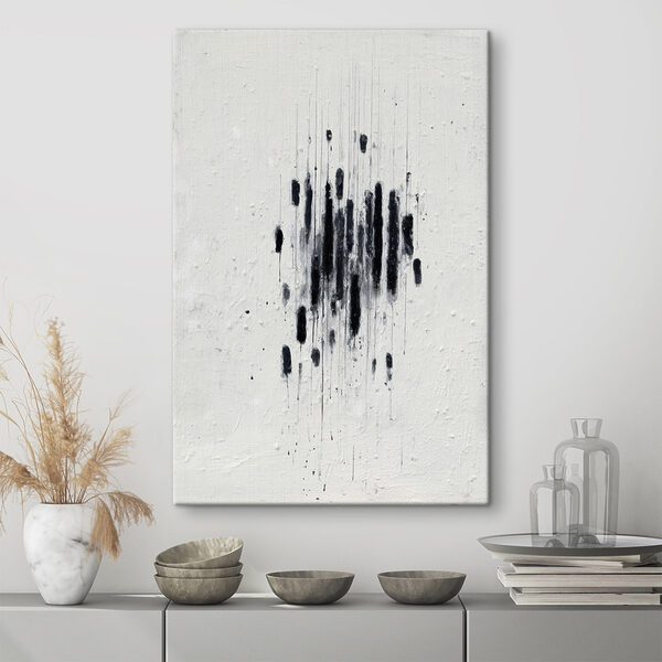 Cuadros Pintura negra sobre una superficie blanca (SKU: s46957) Cuadros Cuadros Pintura negra sobre una superficie blanca (SKU: s46957)
