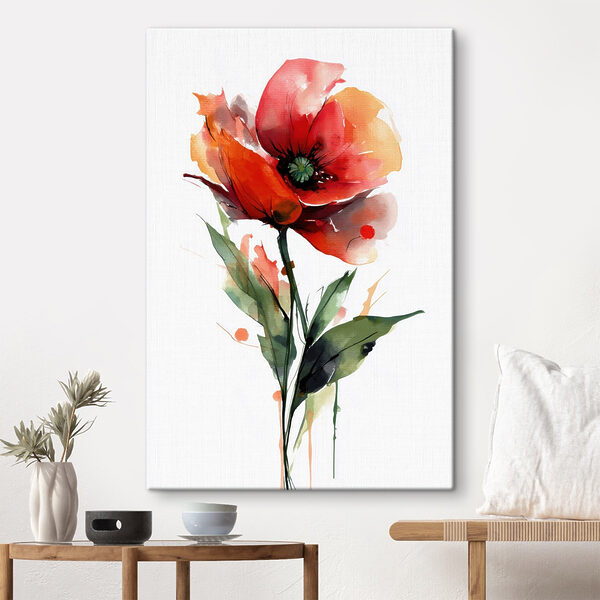Cuadros Pintura en acuarela de una flor (SKU: s47086) Cuadros Cuadros Pintura en acuarela de una flor (SKU: s47086)