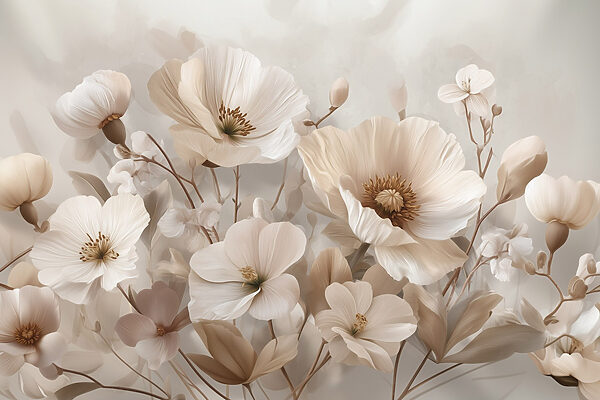 Group of white flowers