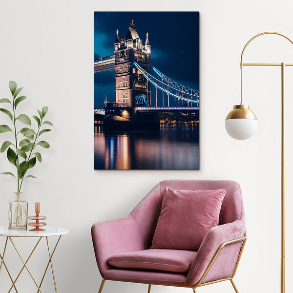 Cuadros Puente con un castillo encima (SKU: s47679) Cuadros Cuadros Puente con un castillo encima (SKU: s47679)