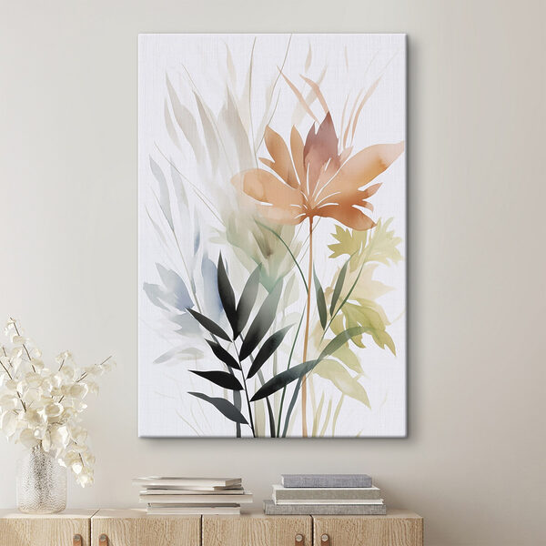 Cuadros Cuadros Pintura de flores y hojas (SKU: s47726)