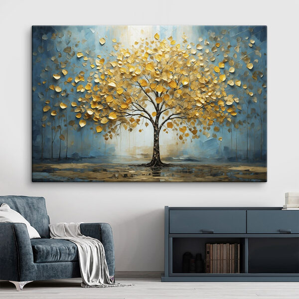 Cuadros Cuadro de un árbol con hojas amarillas (SKU: s47256) Cuadros Cuadros Cuadro de un árbol con hojas amarillas (SKU: s47256)