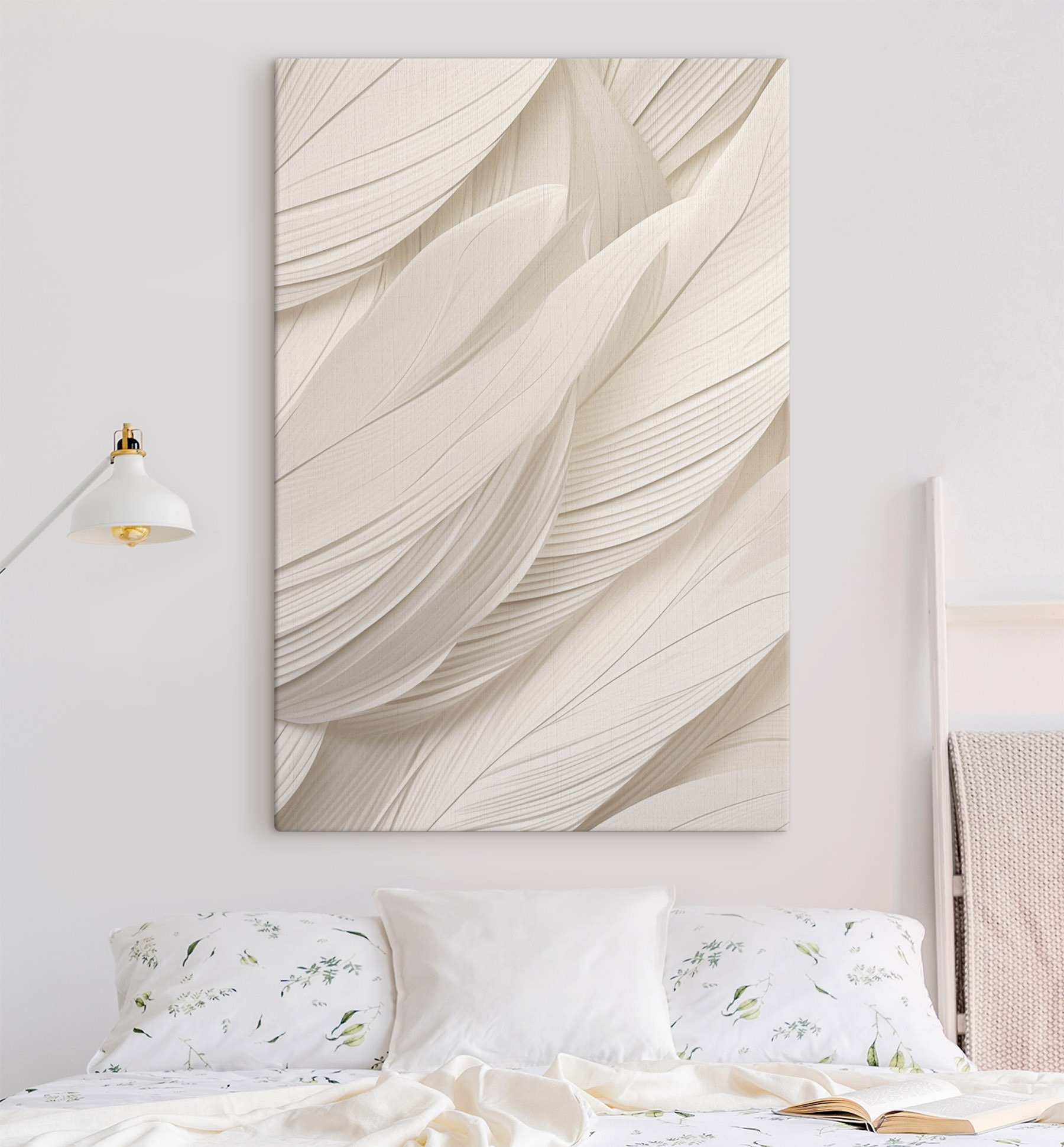 Soft curves, gentle texture, calm vibes