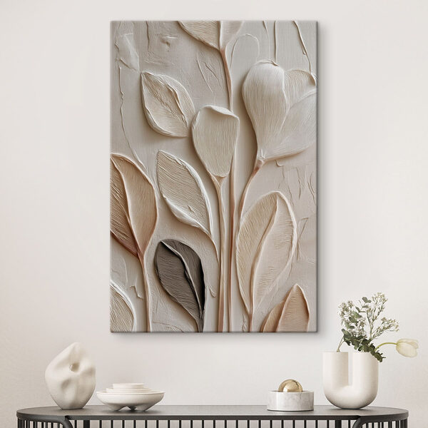 Elegancia natural plasmada en una forma con textura Cuadros Elegancia natural plasmada en una forma con textura