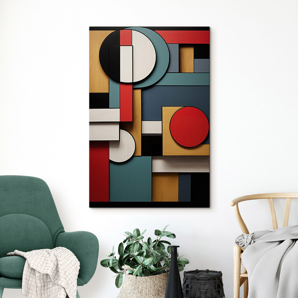 Colorful geometrical design Colorful geometrical design