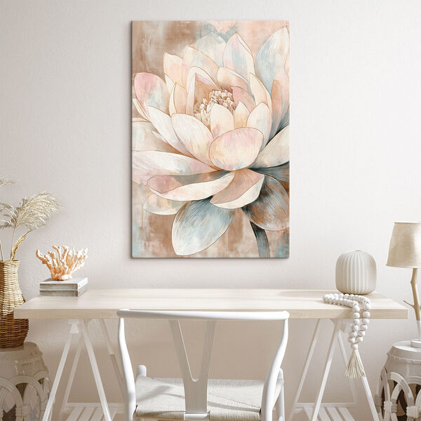 Cuadros Elegante flor en suaves tonos pastel (SKU: s47973) Cuadros Cuadros Elegante flor en suaves tonos pastel (SKU: s47973)