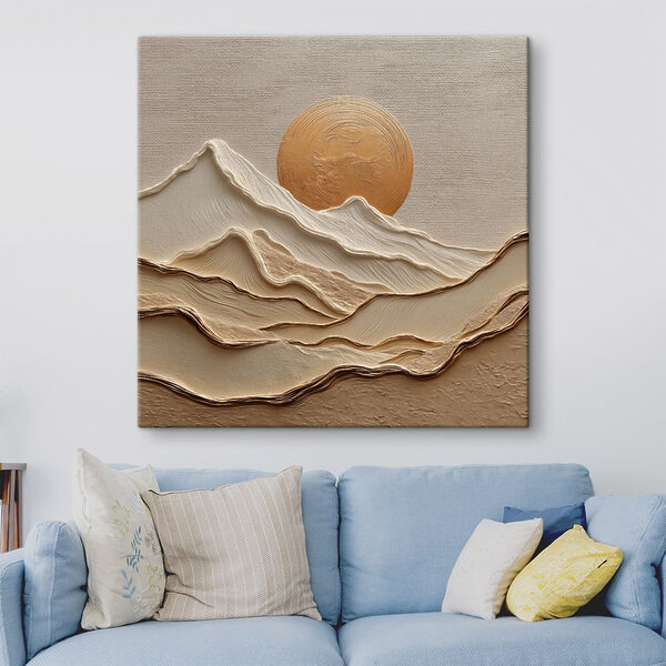 Cuadros Cuadro de montañas y el sol (SKU: s48250) Cuadros Cuadros Cuadro de montañas y el sol (SKU: s48250)