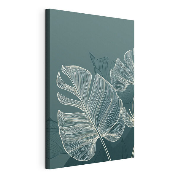 Cuadros Hojas frondosas sobre un fondo relajante (SKU: s49371) Cuadros Cuadros Hojas frondosas sobre un fondo relajante (SKU: s49371)