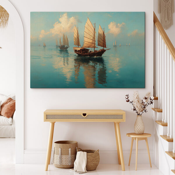 Group of sailboats on water