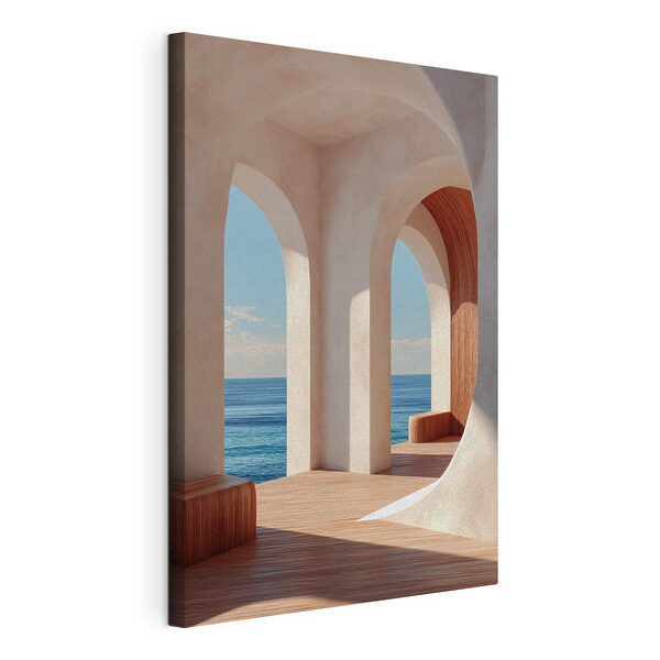 Cuadros Edificio blanco con ventanas en arco y suelos de madera (SKU: s49647) Cuadros Cuadros Edificio blanco con ventanas en arco y suelos de madera (SKU: s49647)
