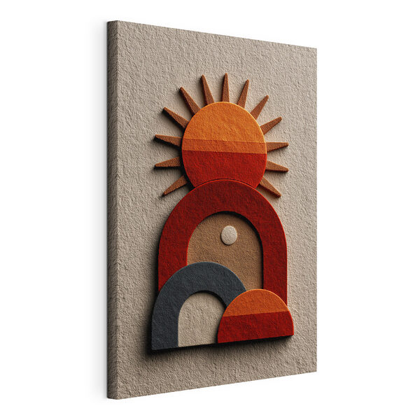Cuadros Cuadros El sol y un arcoíris (SKU: s49645)