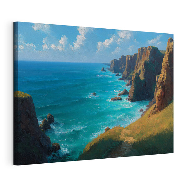 Cuadros Cuadros Acantilados rocosos junto al mar (SKU: s49639)