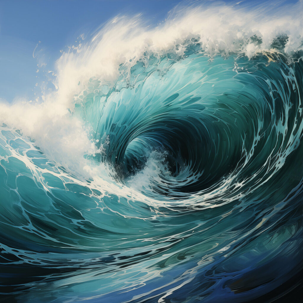 Large wave in the ocean Large wave in the ocean