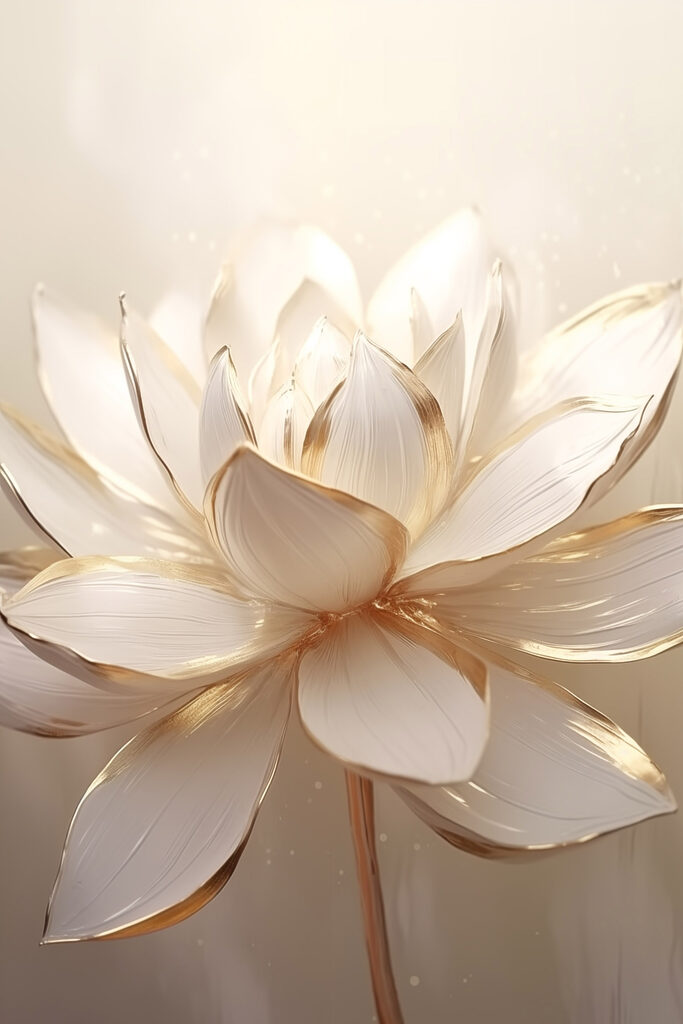 Elegant lotus in soft hues Elegant lotus in soft hues