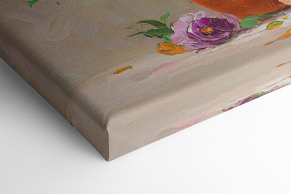 Painting of flowers in a vase