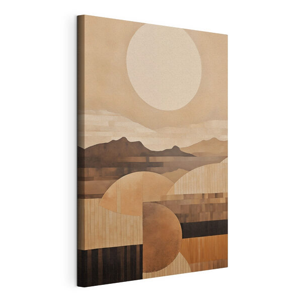 Cuadros Cuadros Cuadro de montañas y el sol (SKU: s49484)