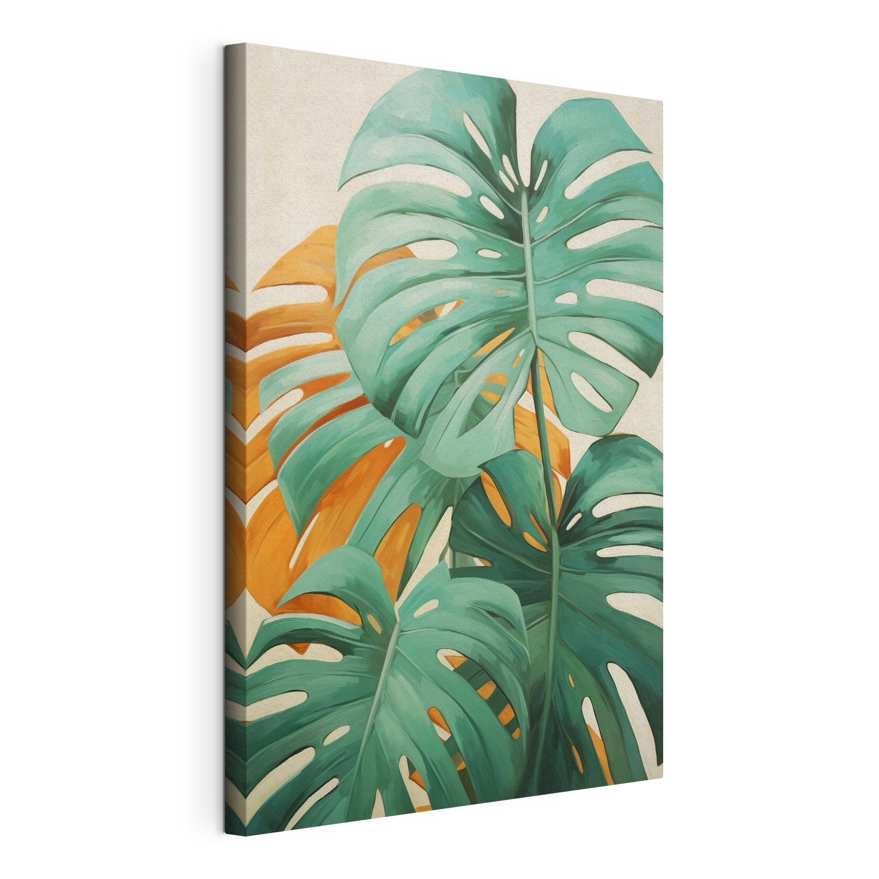 Vibrant leaves creating a tropical vibe Vibrant leaves creating a tropical vibe