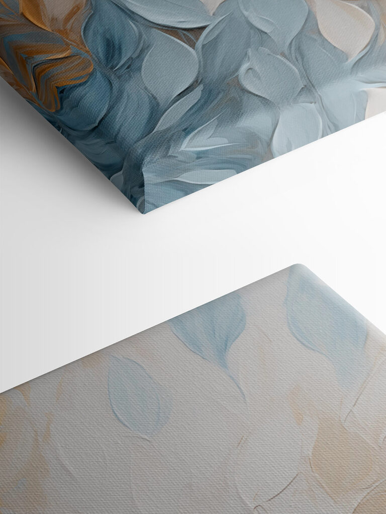 Gentle hues in flowing patterns