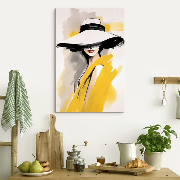 Cuadros Mujer con sombrero (SKU: s49435) Cuadros Cuadros Mujer con sombrero (SKU: s49435)