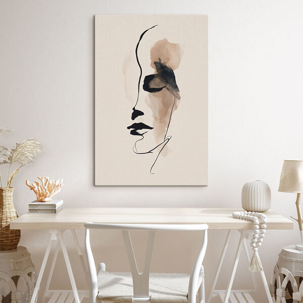 Cuadros Dibujo del rostro de una mujer (SKU: s49347) Cuadros Cuadros Dibujo del rostro de una mujer (SKU: s49347)