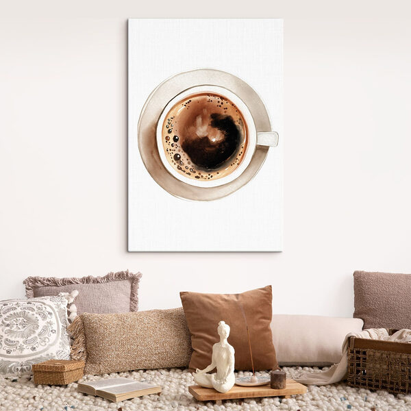 Cuadros Una taza de café sobre un platillo (SKU: s49339) Cuadros Cuadros Una taza de café sobre un platillo (SKU: s49339)