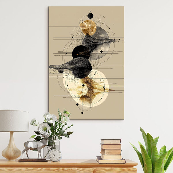 Drawing of planets and circles
