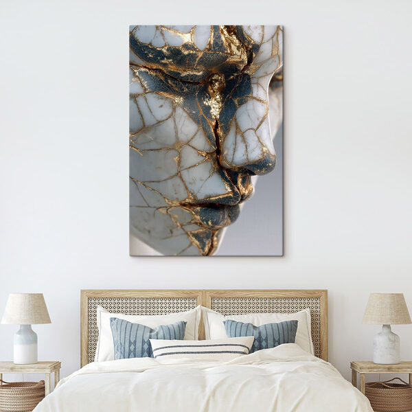 Cuadros Cuadros Rostro artístico con detalles muy elaborados (SKU: s49327)
