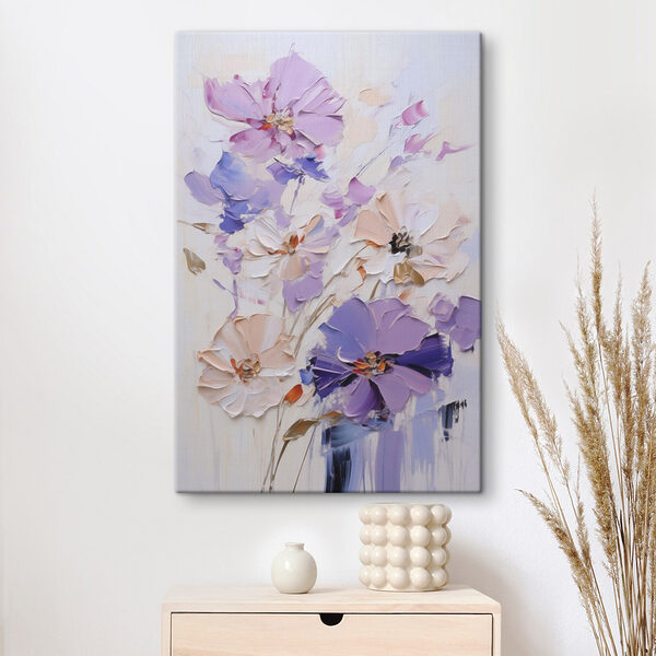 Cuadros Pintura de flores sobre una superficie blanca (SKU: s49135) Cuadros Cuadros Pintura de flores sobre una superficie blanca (SKU: s49135)