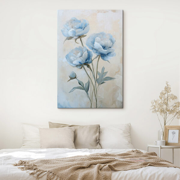 Cuadros Cuadro de flores azules (SKU: s49279) Cuadros Cuadros Cuadro de flores azules (SKU: s49279)