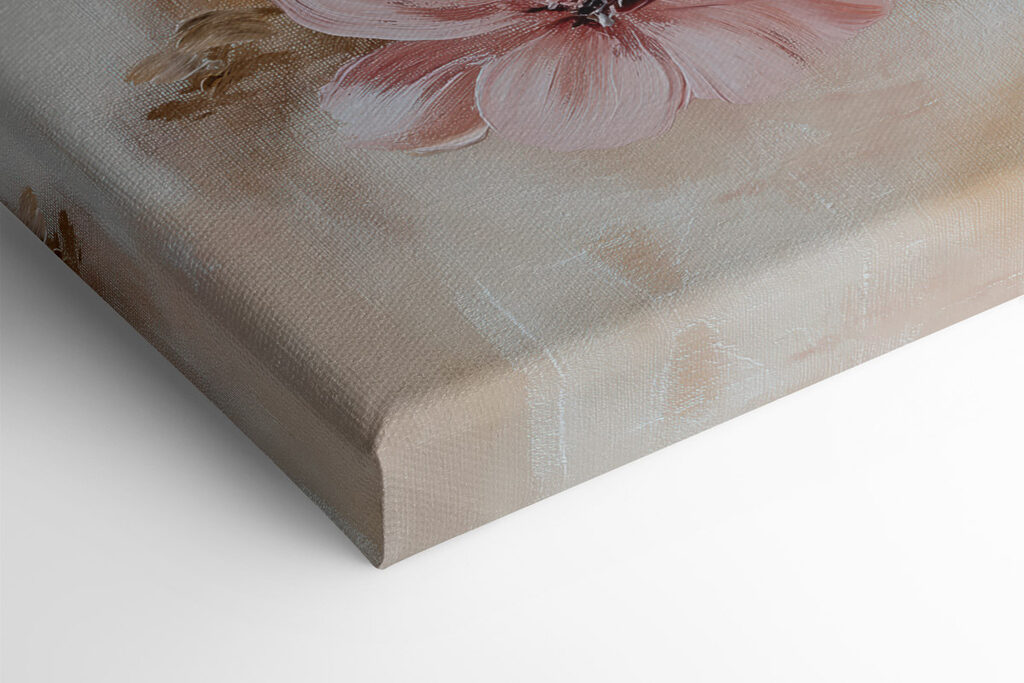 Painting of flowers on a branch Painting of flowers on a branch