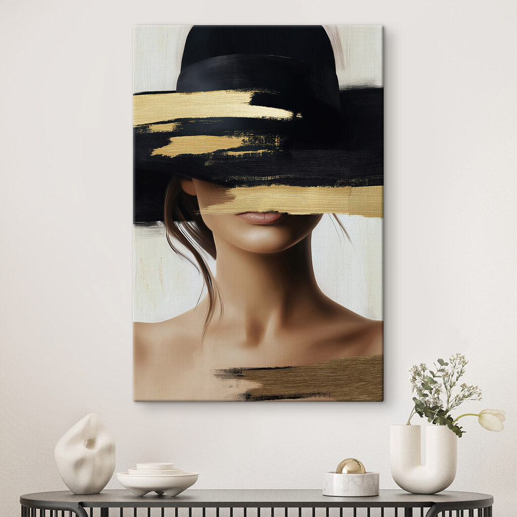 Woman with a hat over her face Woman with a hat over her face