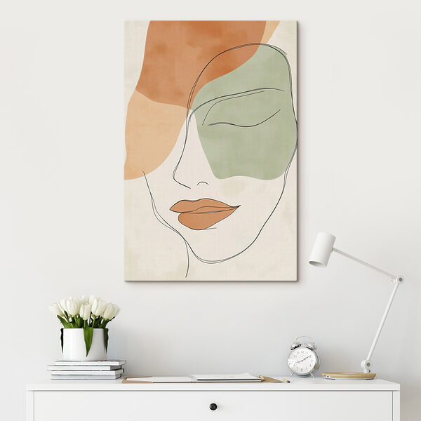 Cuadros Dibujo del rostro de una mujer (SKU: s49266) Cuadros Cuadros Dibujo del rostro de una mujer (SKU: s49266)