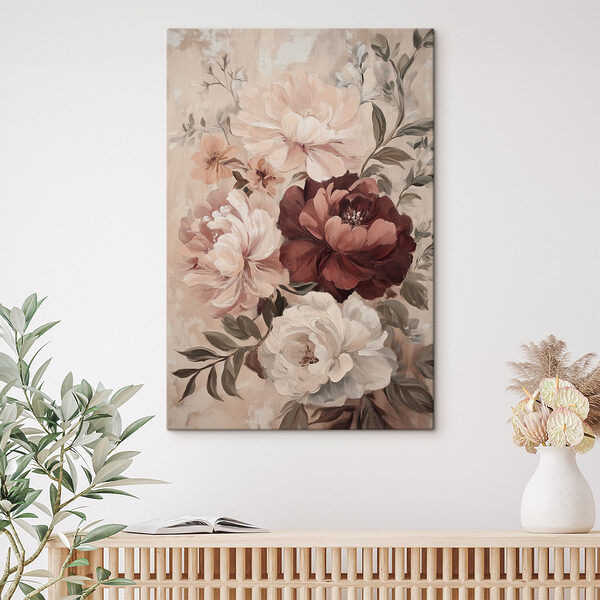 Cuadros Cuadro de flores en una pared (SKU: s49256) Cuadros Cuadros Cuadro de flores en una pared (SKU: s49256)