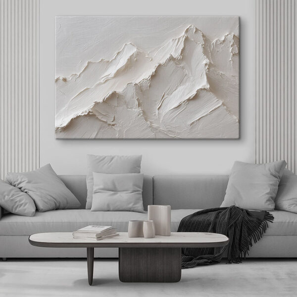 Cuadros Montaña blanca con unas cuantas capas de nieve (SKU: s49215) Cuadros Cuadros Montaña blanca con unas cuantas capas de nieve (SKU: s49215)