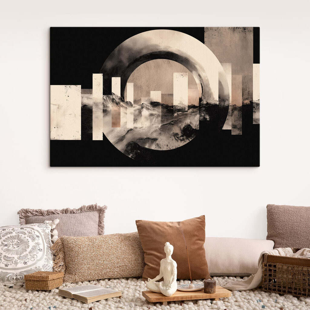 Graphic design of a landscape