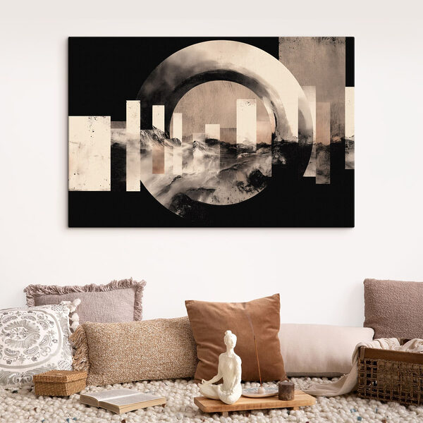Graphic design of a landscape