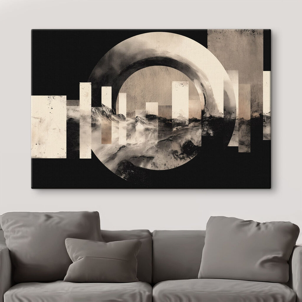 Graphic design of a landscape