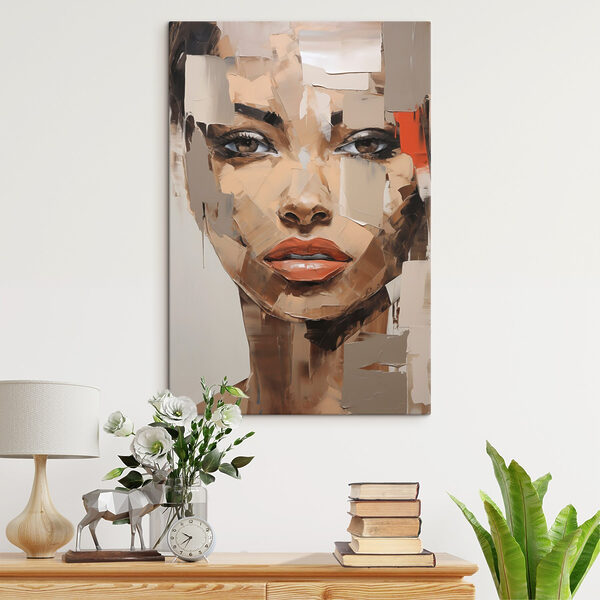 Cuadros Cuadro que representa el rostro de una mujer (SKU: s49075) Cuadros Cuadros Cuadro que representa el rostro de una mujer (SKU: s49075)