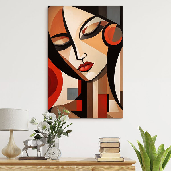 Cuadros Cuadro que representa el rostro de una mujer (SKU: s49099) Cuadros Cuadros Cuadro que representa el rostro de una mujer (SKU: s49099)