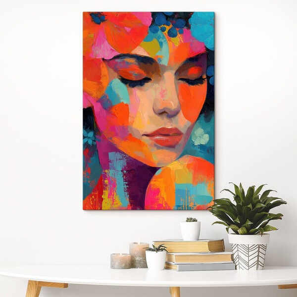 Cuadros Cuadro que representa el rostro de una mujer (SKU: s49097) Cuadros Cuadros Cuadro que representa el rostro de una mujer (SKU: s49097)