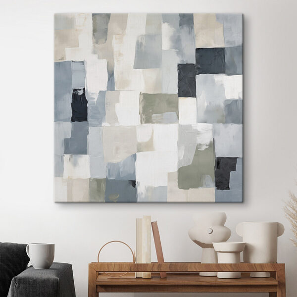 Cuadros Cuadro con cuadrados en diferentes tonos de gris y negro (SKU: s49051) Cuadros Cuadros Cuadro con cuadrados en diferentes tonos de gris y negro (SKU: s49051)