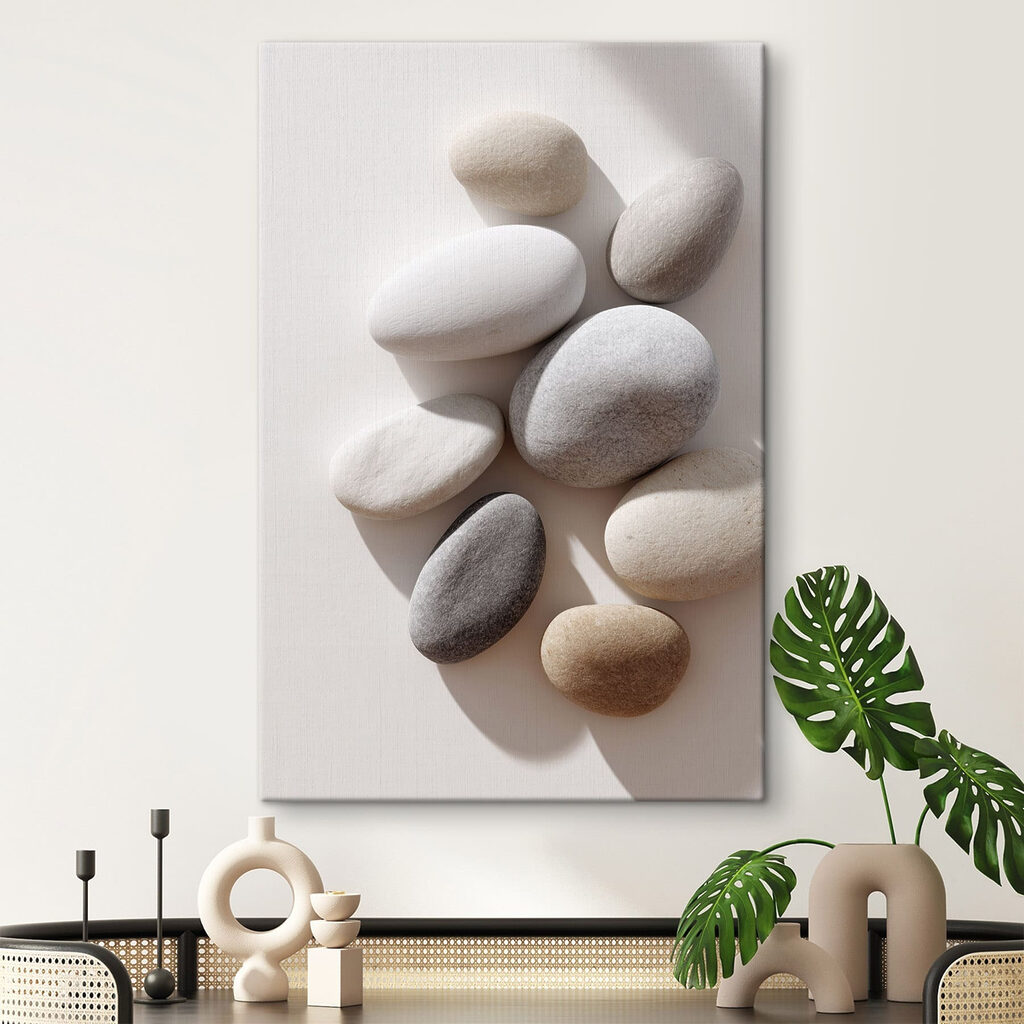 Group of round rocks
