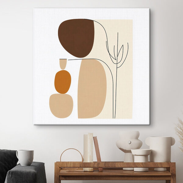 Cuadros Dibujo de una mujer y una planta (SKU: s48871) Cuadros Cuadros Dibujo de una mujer y una planta (SKU: s48871)