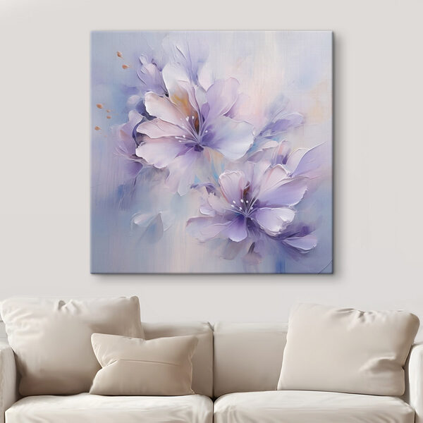 Cuadros Pintura de flores sobre una superficie blanca (SKU: s48990) Cuadros Cuadros Pintura de flores sobre una superficie blanca (SKU: s48990)