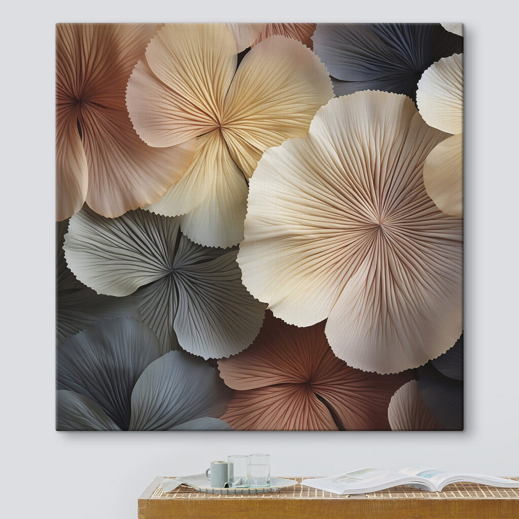 Group of flowers in different colors