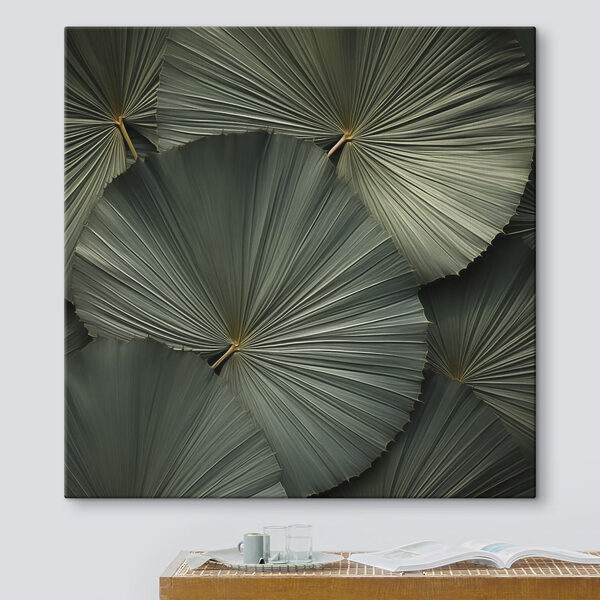 Group of large green leaves