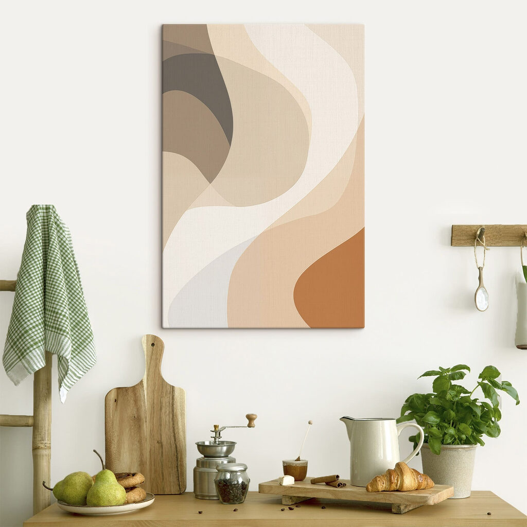 Soft curves in neutral tones Soft curves in neutral tones