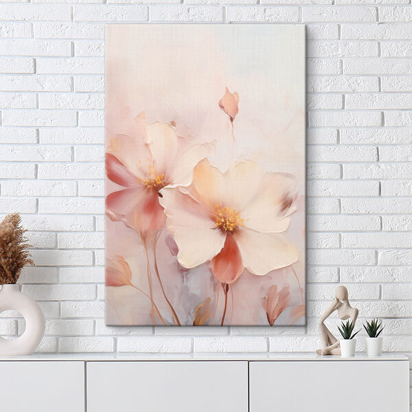 Cuadros Pintura de flores sobre una superficie blanca (SKU: s48904) Cuadros Cuadros Pintura de flores sobre una superficie blanca (SKU: s48904)